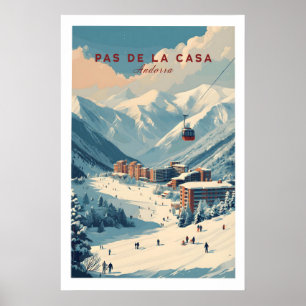 Pas de la Casa Village d'hiver et impressions de s