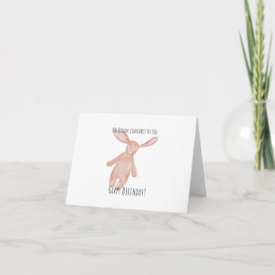 Pas de lapin comparé à toi, mignonne lapin carte d