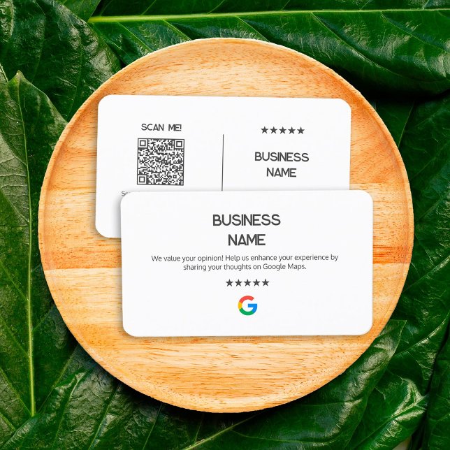 💬 Pas De Logo Simple Google Cartes De Revue (Simple Google Review Cards)