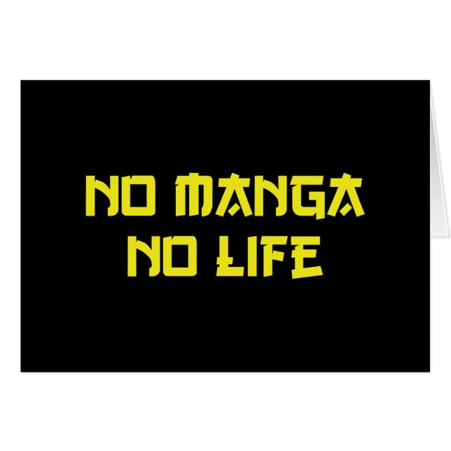 PAS DE MANGA PAS DE VIE (Devant horizontal)