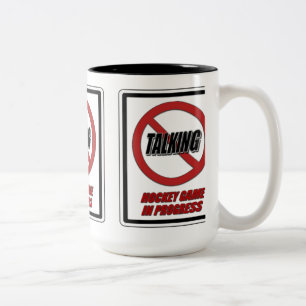 Pas De Parler De Hockey Jeu En Cours Café Mug
