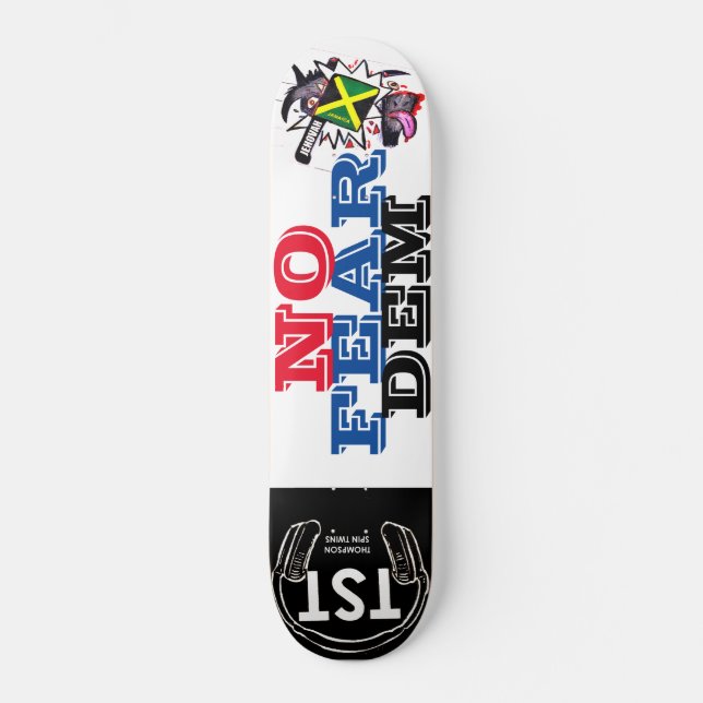PAS DE PEUR DEM Skateboard (Recto)