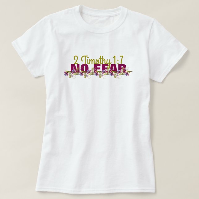 Pas de peur - Hanes de femmes Nano T-Shirt (Design devant)