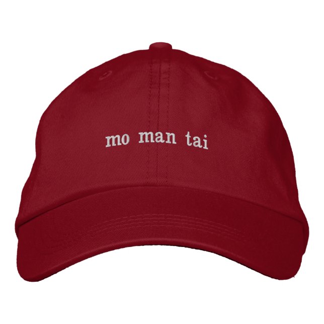 pas de problème la, mo man tai casquette hk - hong (Devant)