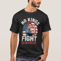 Pas de rois combattent le t-shirt d'oligarchie