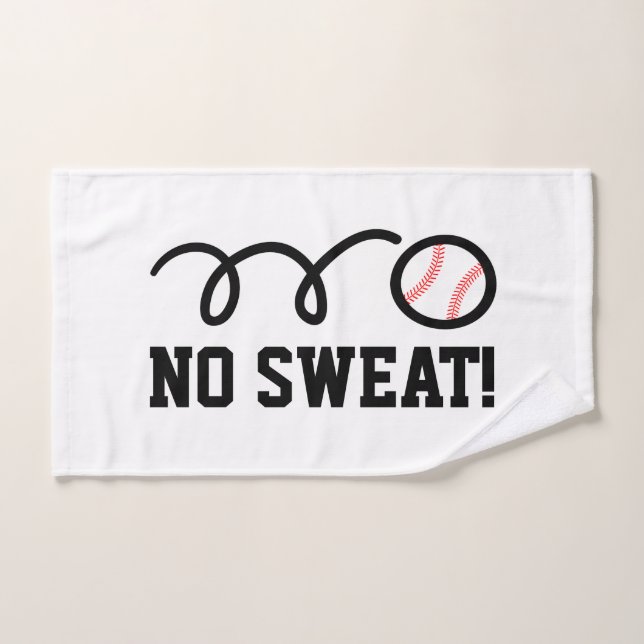 Pas de serviette de bain pour le joueur de basebal (Serviette à main)