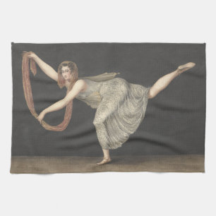Pas-de-Shawl Dance Annette Kobler Amsterdam 1812 Kitchen Towel