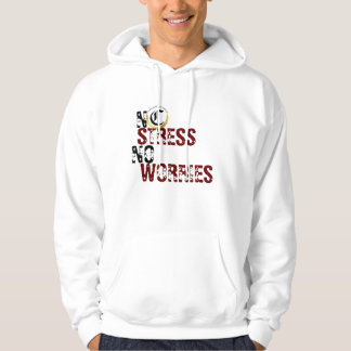 pas de stress pas de souci sweat - shirt à capuche