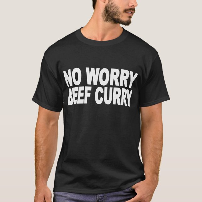 Pas de T-shirt Curry de boeuf (Devant)