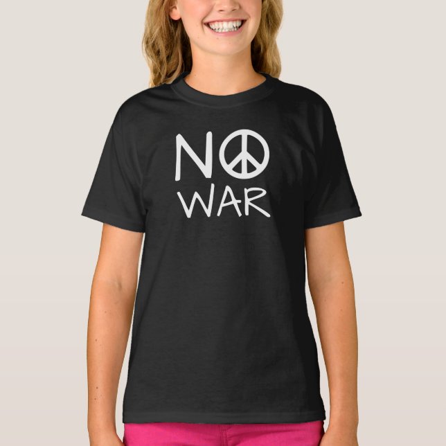 Pas de T-shirt de guerre (Devant)