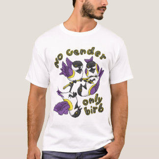 Pas de T-shirt d'oiseau uniquement pour le genre
