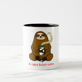 Pas de talkie avant la tasse de café