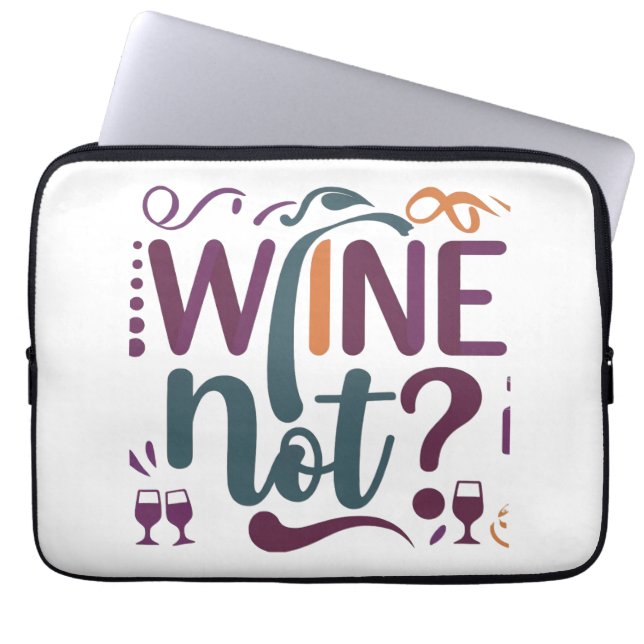 Pas de vin ? Sacs pour électronique (Devant)