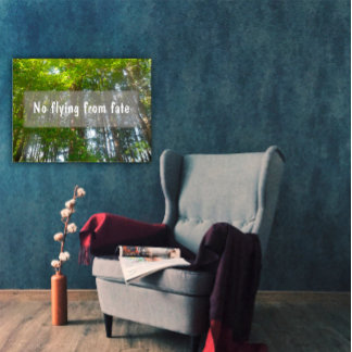 Pas de vol de la sagesse du destin Affiche inspira