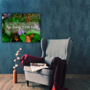 Pas de vol de la sagesse du destin dire affiche