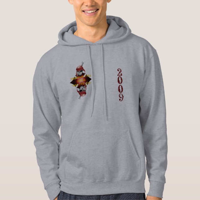 "Pas encore prêt !" Sweat - shirt à capuche 2009 (Devant)