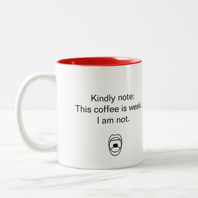 Pas Faible tasse de café (Gauche)