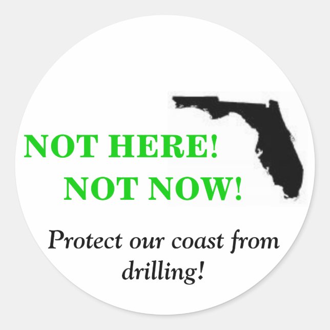 Pas ici Sticker pas maintenant (Devant)