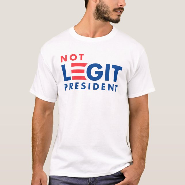 Pas le président T-Shirt (Devant)