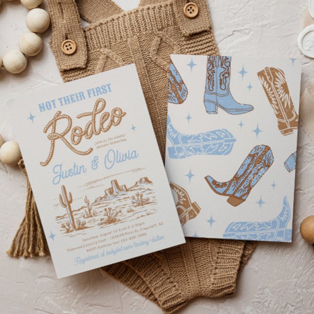 Pas leur première invitation de Baby shower de Rod (Créateur téléchargé)
