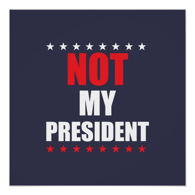 Pas mon affiche du président (Devant)