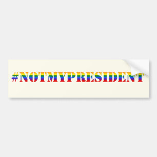 Pas mon Sticker pare-chocs de la manifestation du