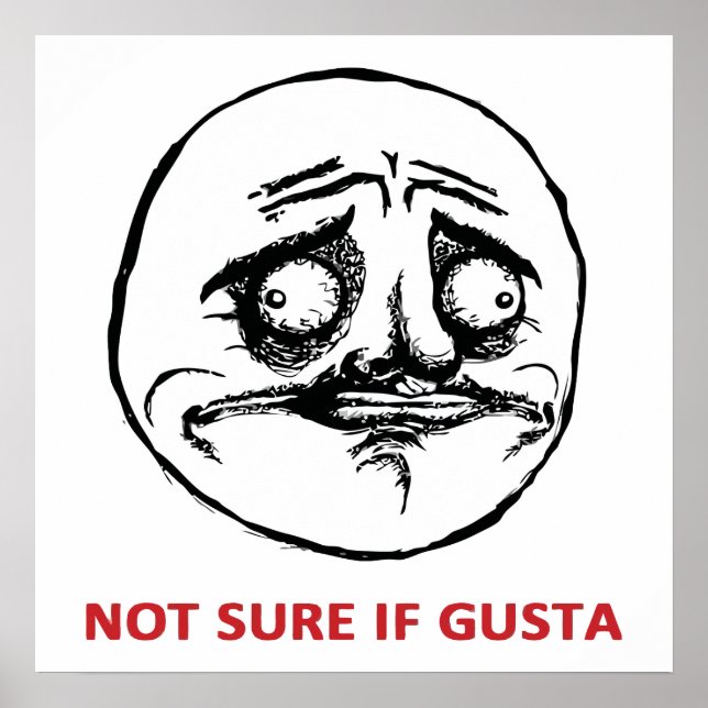 Pas sûr si Gusta - Poster (Devant)