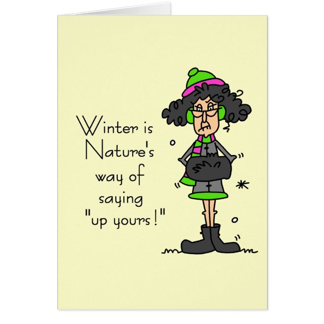 Pas un fan d'hiver (Devant)