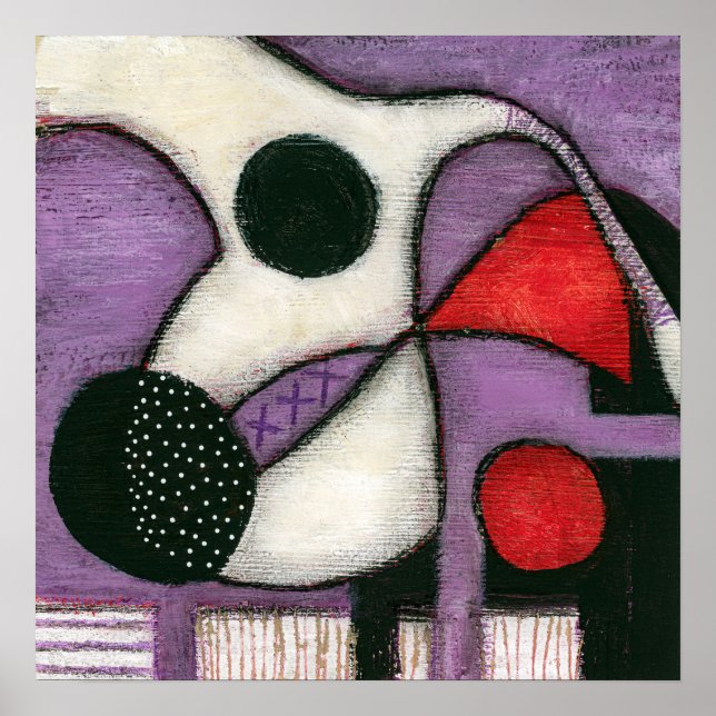 Pas un Jug Poster Mur Art - Peinture Abstraite (Devant)