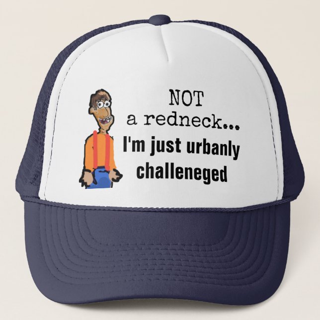 Pas un plouc, juste casquette urbanly contesté (Devant)