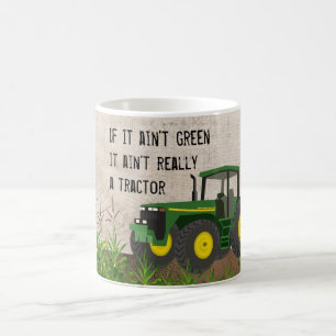 Pas un tracteur si ce n'est pas tasse de café