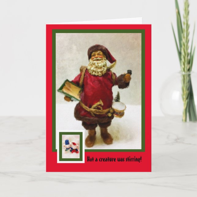 Pas une créature Était Stirring Carte de Noël (Devant)