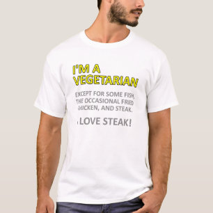 Pas vraiment un Tshirt drôle végétarien