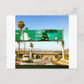 Pasadena en route postcard