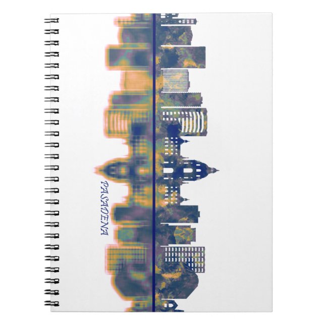 Pasadena Skyline Notebook (Front)