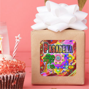 Pasadena Tropical Friends Sticker