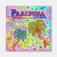 Pasadena Vacances Magnet cible