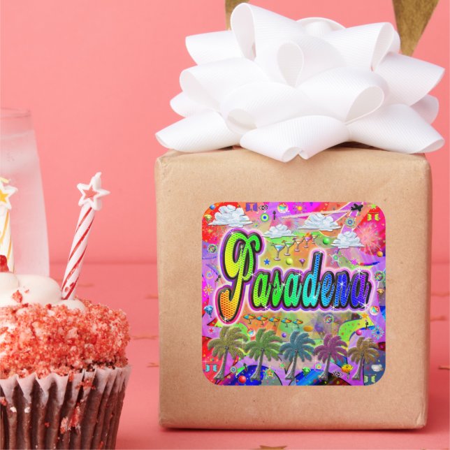 Pasadena Vista Express Sticker (Party)