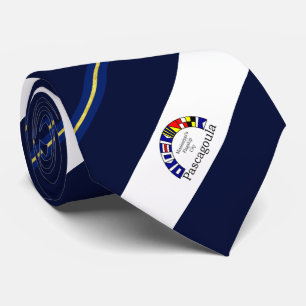 Pascagoula (Mississippi) city flag Neck Tie