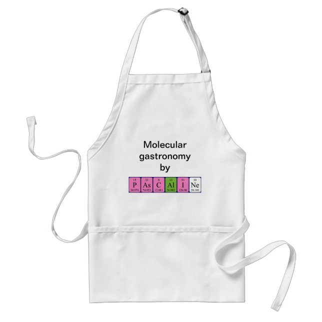Pascaline periodic table name apron (Front)