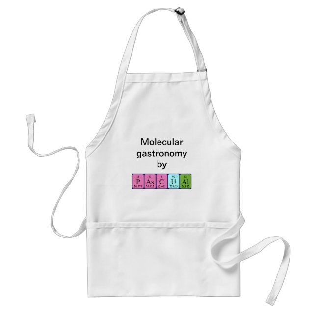 Pascual periodic table name apron (Front)