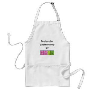 Pascual periodic table name apron