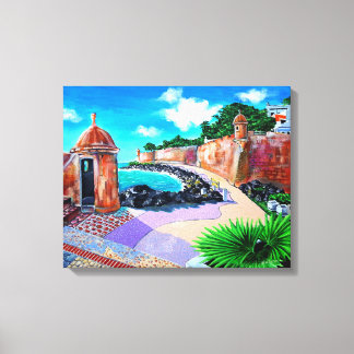 Paseo de la Princesa, SJ Puerto Rico -  Canvas Print