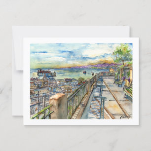 Paseo Gervasoni (watercolor) Postcard