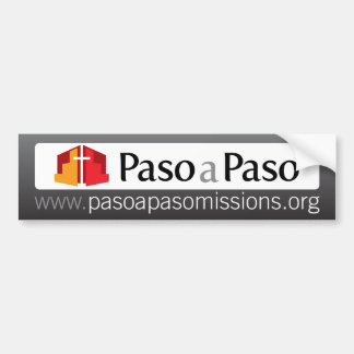 Paso a Paso Missions Support Bumper Sticker