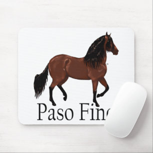 Paso Fino Bay Horse Artwork Mouse Pad