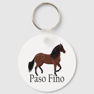 Paso Fino Bay "Paso Fino" Keychain