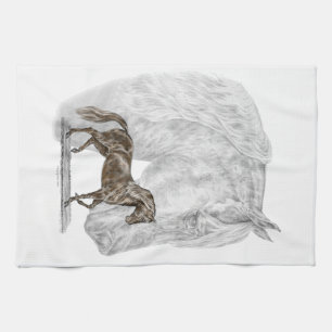 Paso Fino Horse Art Kitchen Towel