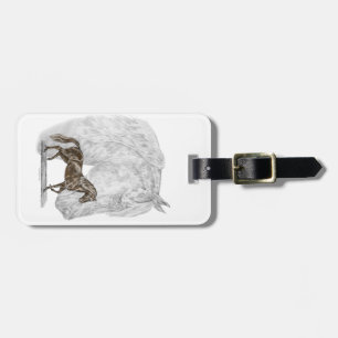 Paso Fino Horse Art Luggage Tag
