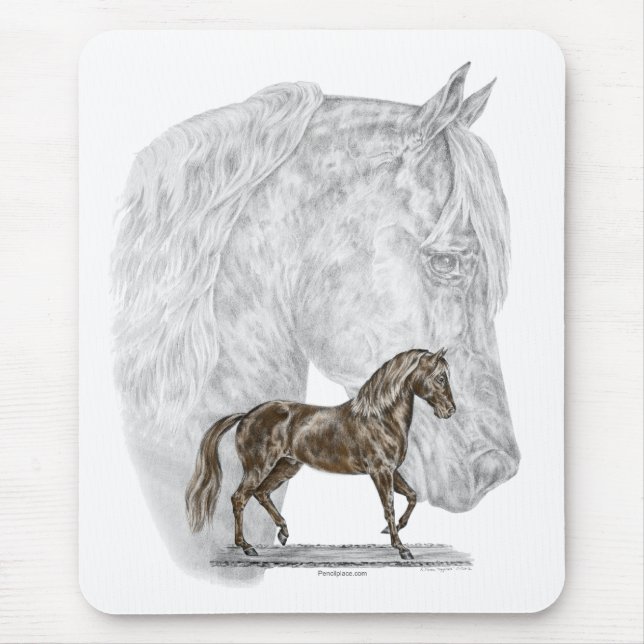 Paso Fino Horse Art Mouse Pad (Front)